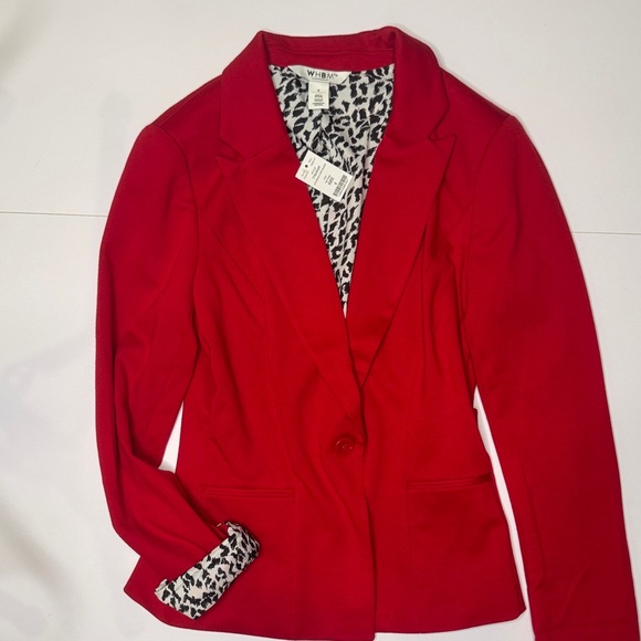 White House Black Market Jackets & Blazers - White House Black Market Bold Red Blazer